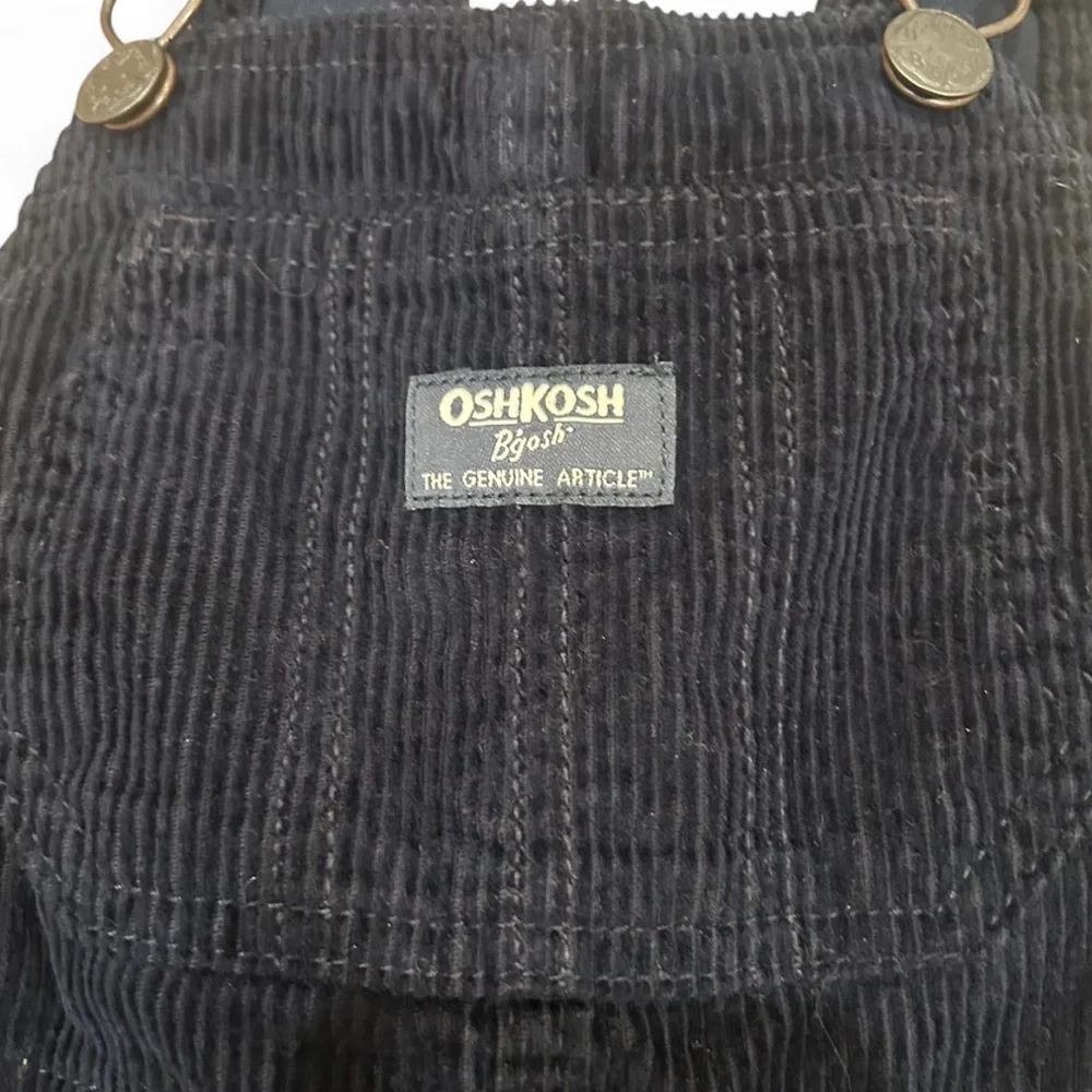 OshKosh B'gosh 3T Navy Corduroy Carpenter Overalls Kids Unisex Bib Preppy NWT